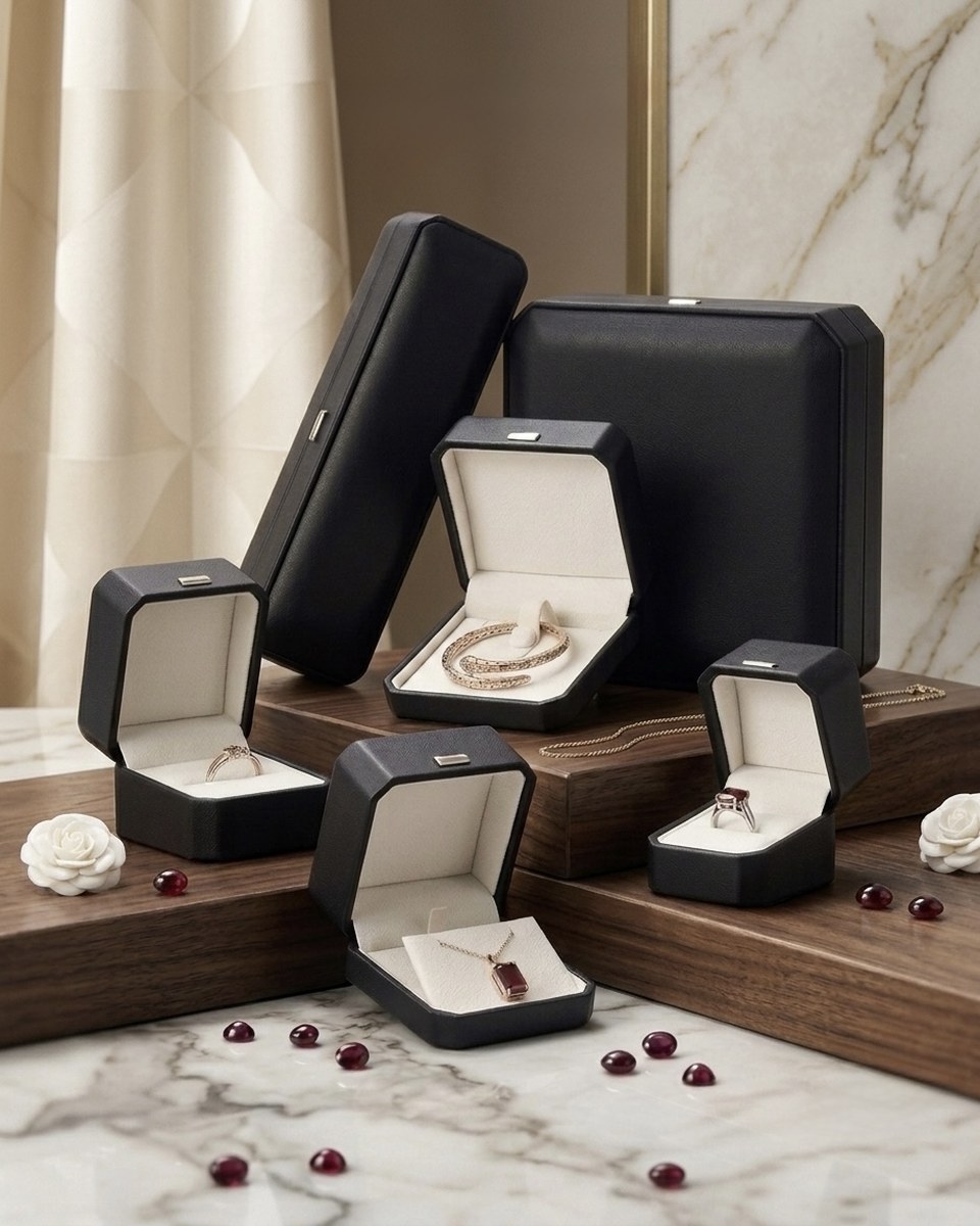 Bordeaux Classic — custom jewelry box series by Chung Ngai