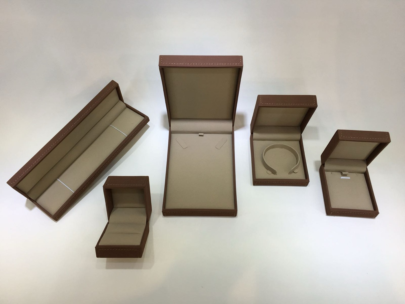 Sienna Suede — custom jewelry box series CN-201