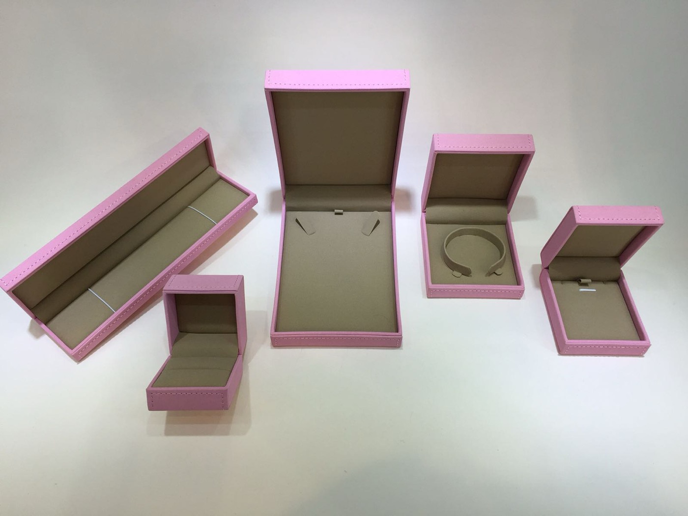 Rose Suede — custom jewelry box series CN-202