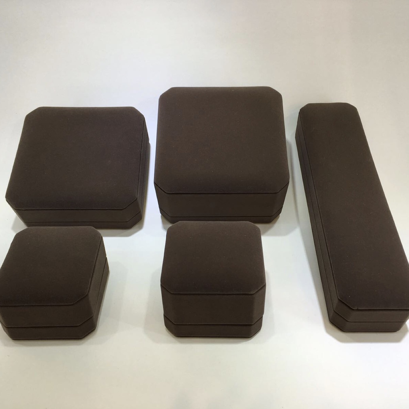 Cacao Velvet — custom jewelry box series CN-210